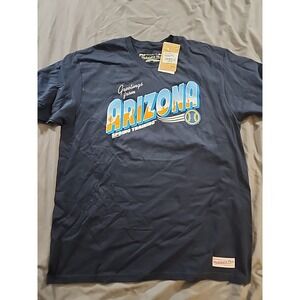 Arizona Diamondbacks T Shirt XL Mens‎ Navy Throwback Graphic Mitchell & Ness